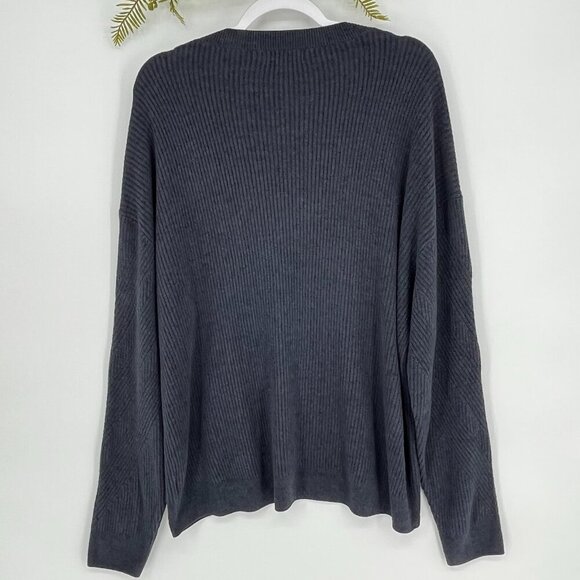 BAREFOOT DREAMS Sweater Womens Plus Size !X V-Neck CozyChic Ultra Lite Pullover - Picture 6 of 6